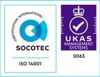 ISO 14001:2015 certification mark